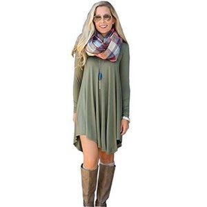 🆕Long sleeve tunic shirt/dress